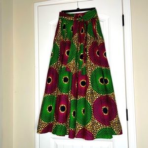 African Print Skirt